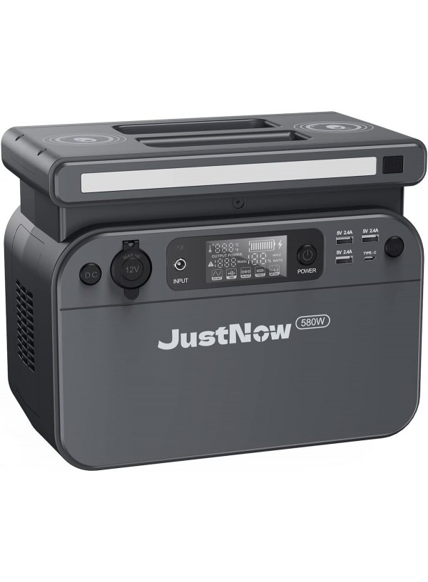 Портативна зарядна станція Уцінка JustNow GT500 518Wh/580W (Потребує ремонту: не працює інвертор 220В)
