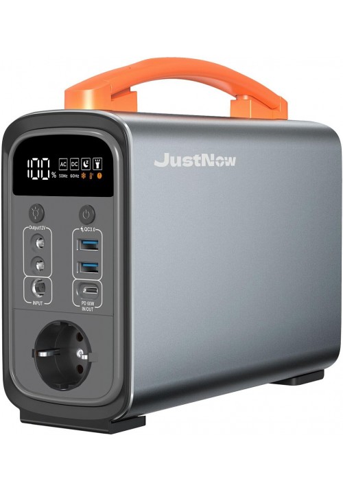 Портативна зарядна станція Уцінка JustNow GT200 320Wh/240W (Потребує ремонту: не заряджається)