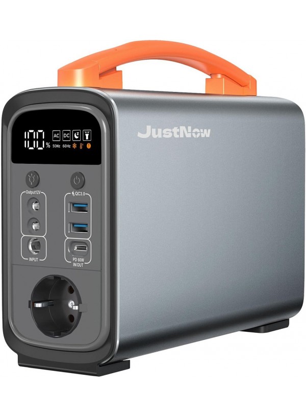 Портативна зарядна станція Уцінка JustNow GT200 320Wh/240W (Потребує ремонту: не заряджається)