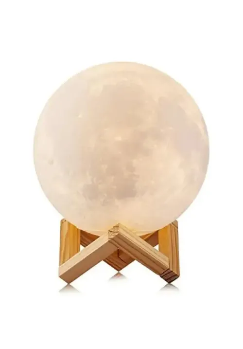 Нічник Місяць + Зволожувач повітря 3D Moon Light (15 см)