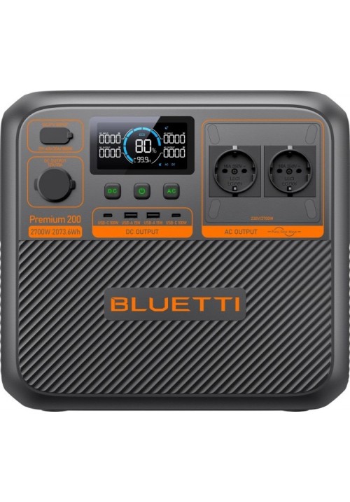 Зарядна станція Bluetti Premium 200 V2 / 2700 Вт / 2073.6 Вт⋅год / LiFePO4