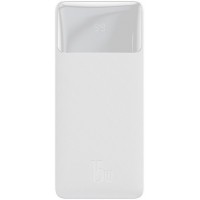 УМБ Baseus Bipow 30000mAh PD 15W USB-C 2 x USB QC 3.0 White