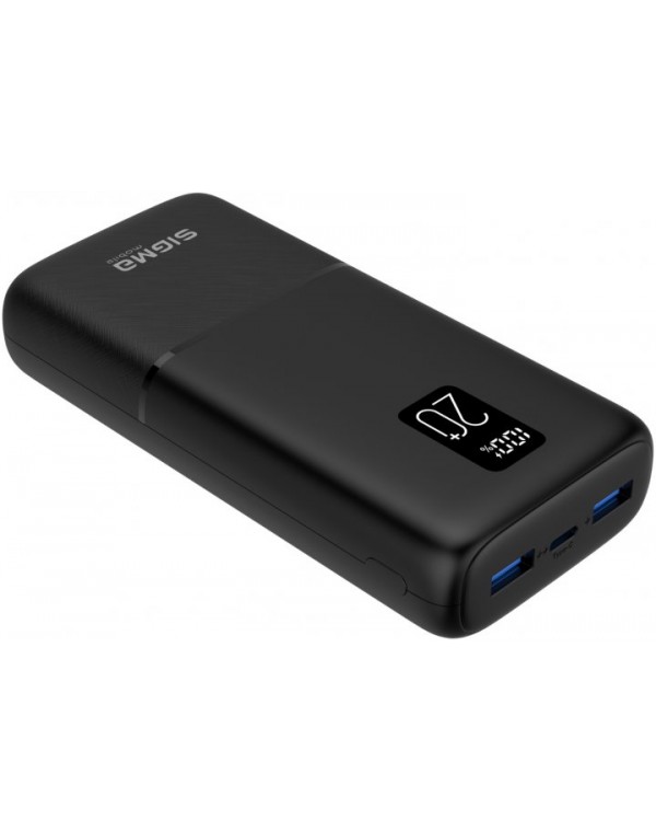 Grixx USB-C 20.000mAh Power Bank Black