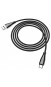 Магнітний кабель Hoco USB U75 Lightning Cable LED magnetic Blaze 1.2M 3A Black