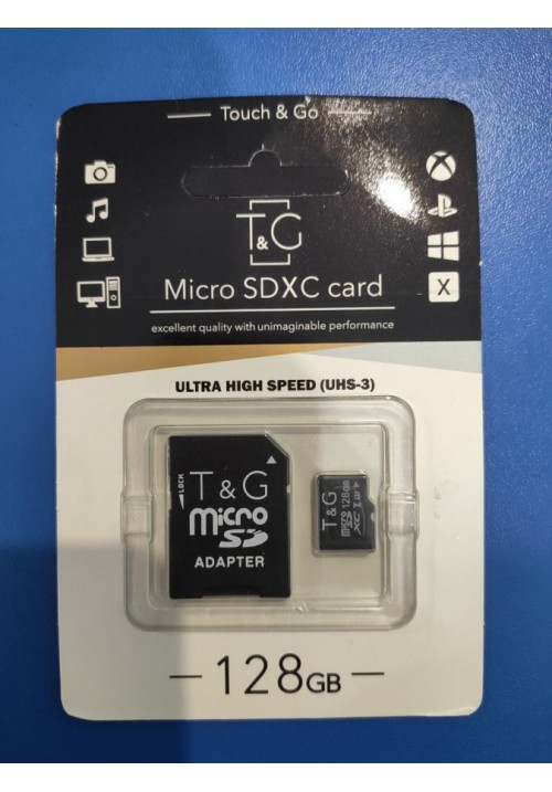 Touch and Go Micro SD 128 GB накопитель UHS-3 Ultra High Speed