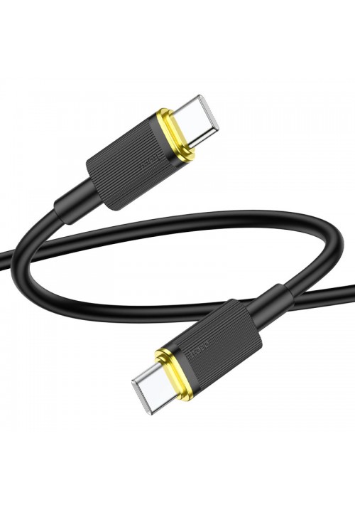 Кабель USB Hoco U109 Type-C to Type-C 100W 1.2m Black