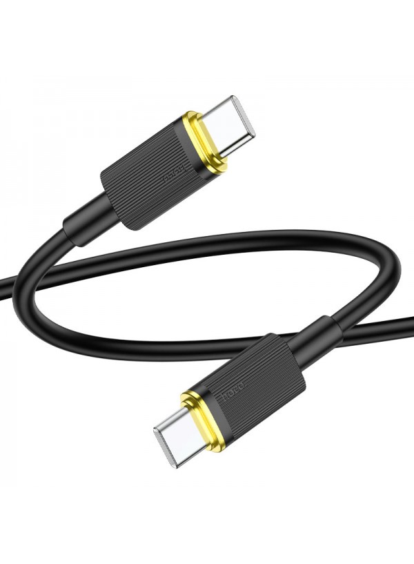 Кабель USB Hoco U109 Type-C to Type-C 100W 1.2m Black