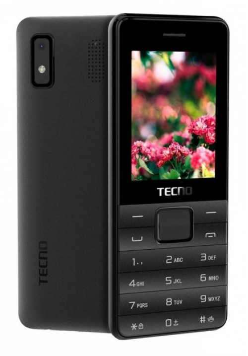 Телефон кнопковий TECNO T372 3SIM Black