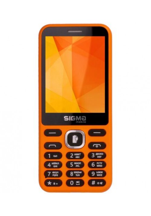 Телефон кнопочный Sigma mobile X-style 31 Power Orange