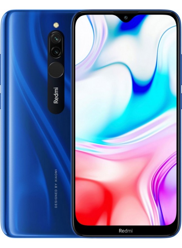 Redmi 8 3/32GB Sapphire Blue + защитное стекло В ПОДАРОК