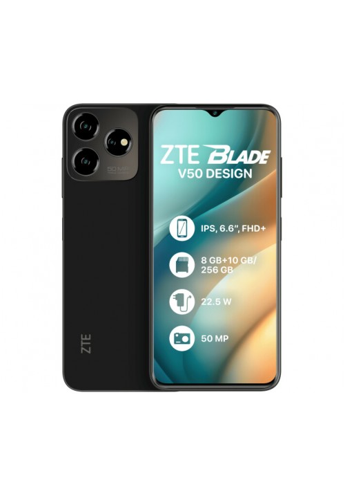 ZTE Blade V50 Design 8/256GB Black + ПАВЕРБАНК В ПОДАРОК