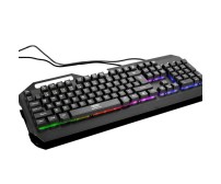Клавиатура проводная XO KB-01 RGB/ Metal черный