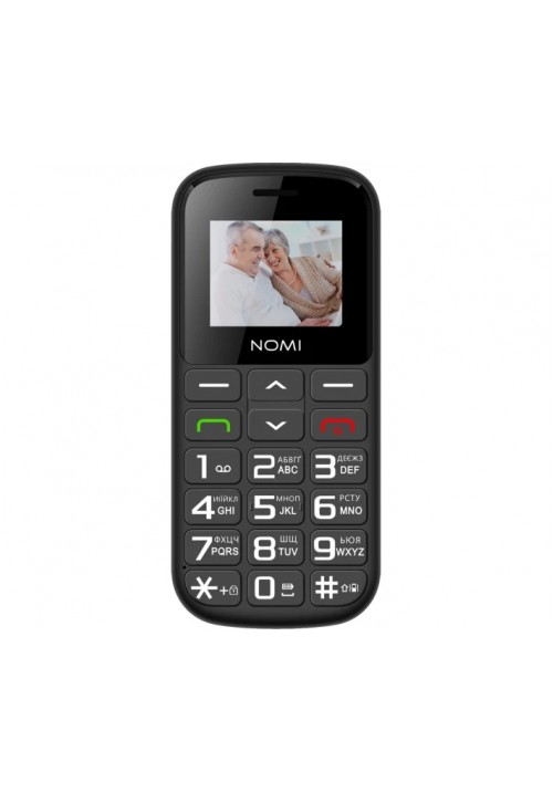 Кнопковий телефон Nomi i1871 Black (чорный)