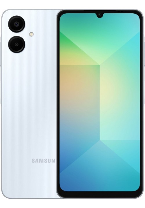 Samsung Galaxy A06 4/128 Light Blue + защитное стекло В ПОДАРОК