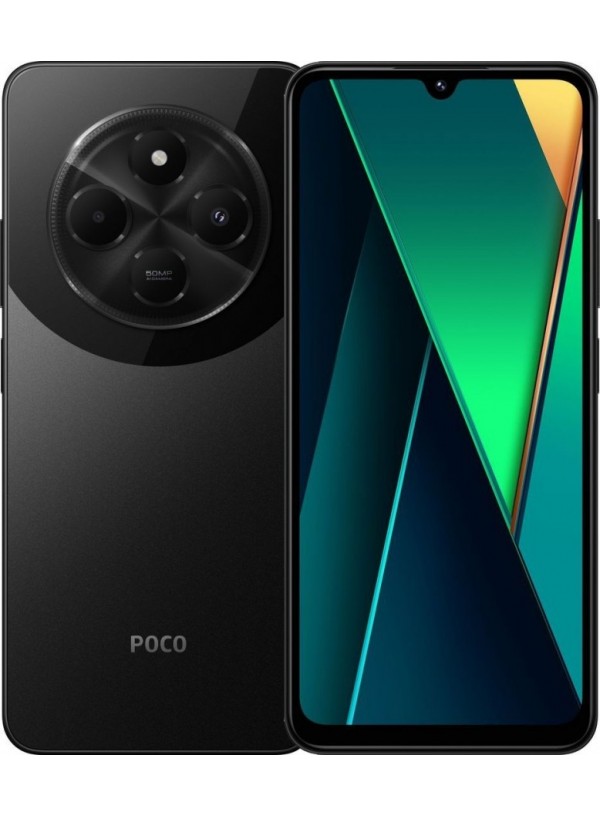 POCO C75 6/128GB Black + захисне скло В ПОДАРУНОК