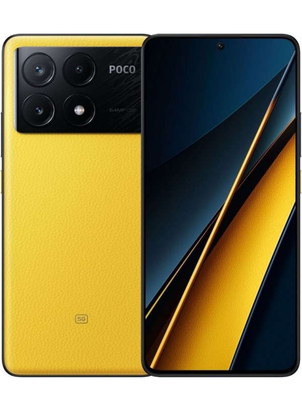 POCO X6 Pro 5G 12/512GB Yellow  + захисне скло В ПОДАРУНОК