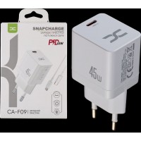 Зарядное сетевое устройство DC (CA-F09) PD 45W адаптер быстрой зарядки
