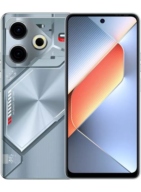 TECNO POVA 6 NEO (LI6) 8/128ГБ Starry Silver + защитное стекло В ПОДАРОК