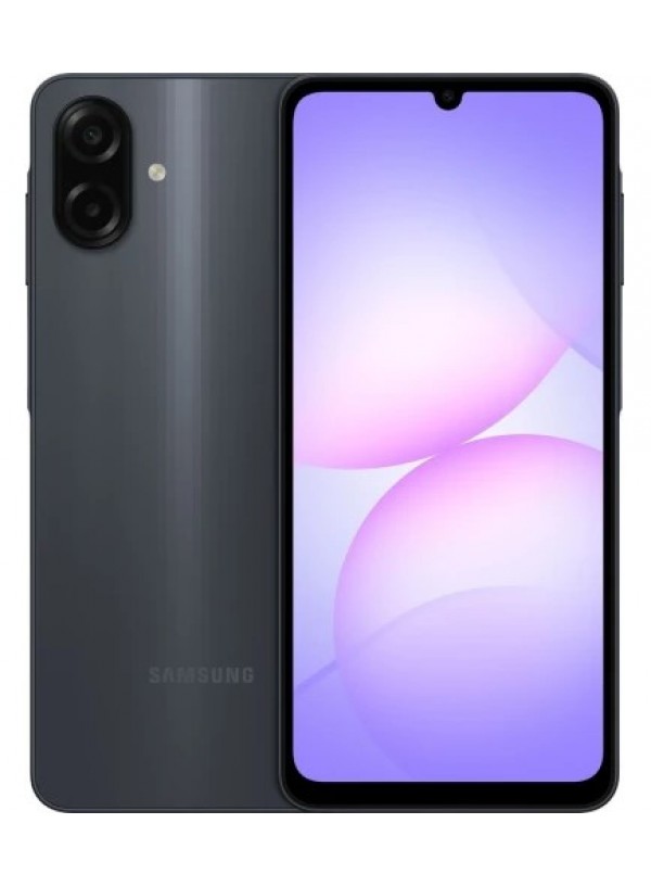 Samsung Galaxy A07 4/128Gb BLACK + захисне скло та блок зарядки В ПОДАРУНОК