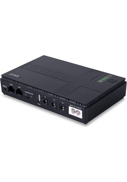 Джерело безперебійного живлення Andes DC1018P 18W 10400mAh 12V/ 9V/5V для роутера