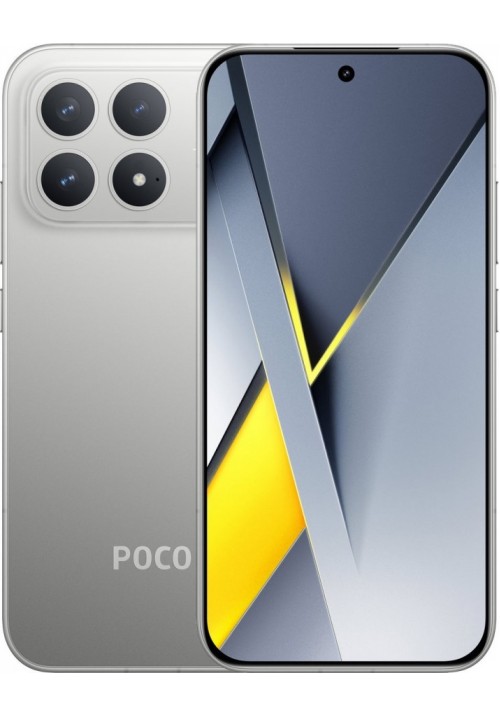 POCO F8 Pro 12/256GB Titanium Silver + защитное стекло В ПОДАРОК